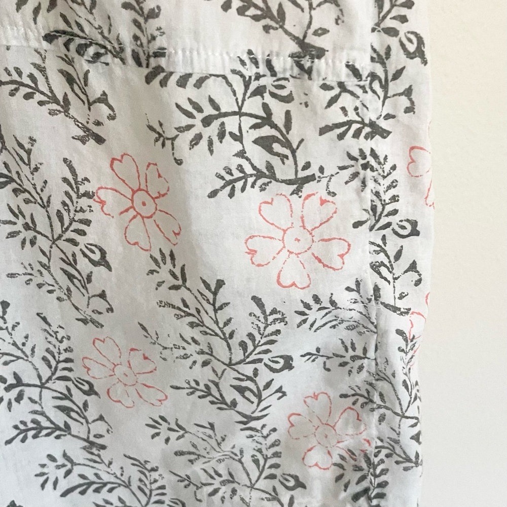 Anthropologie Embroidered Floral Button Up Shirt - Picture 5 of 11